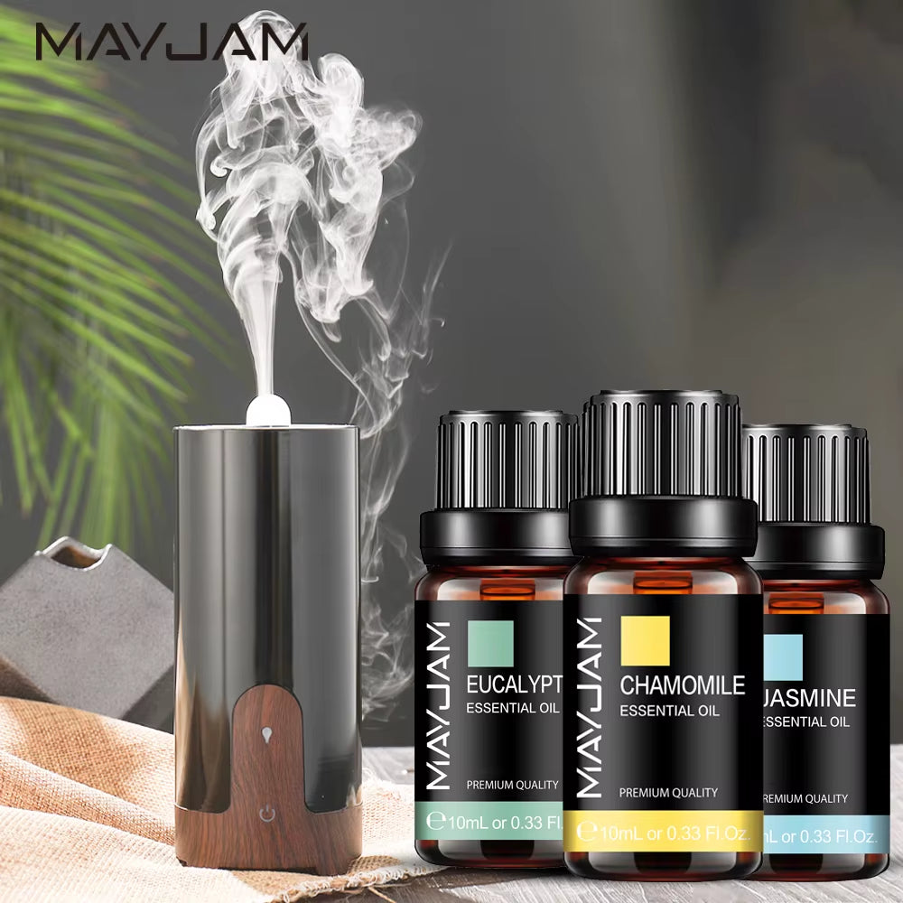 Essential Oil Blend - 10ML Lavender, Lemongrass, Jasmine, Vanilla, Eucalyptus, Rose, and Lemon for Humidifiers, Diffusers, and Candle Making